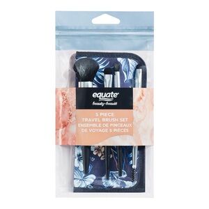 EQUATE 5 PIECE TRAVEL BRUSH SET - BRAND NEW